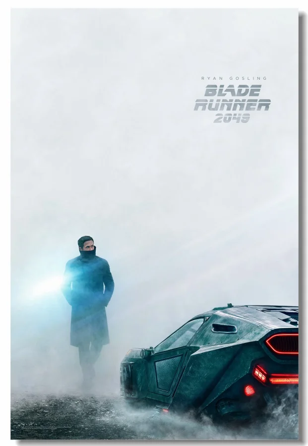 Custom Canvas Wall Mural Cartoon Painting Poster Blade Runner 2049 Stickers Living Room Wallpaper Door Sticker Bar Decals #0216# | Дом и сад