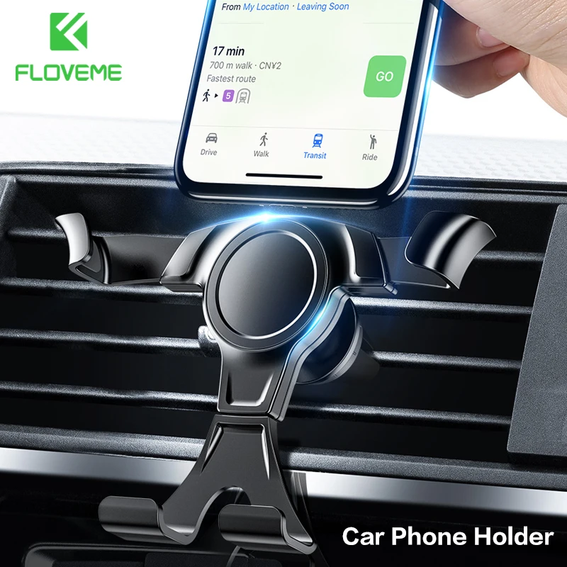 

FLOVEME Gravity Car Phone Holder Air Vent Mount Phone Holder In Car Stand 4.0-6.8 inch Mobile Support For iPhone Samsung Xiaomi