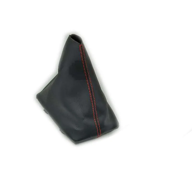boots red line 12 мм кожа для Audi skoda seat A4 B6 B7 b8 A6 S4 B8 8K A5 8T Q5 2007- ручка переключения передач загрузки Gaito шестерни загрузки Gaite - Название цвета: boots red line