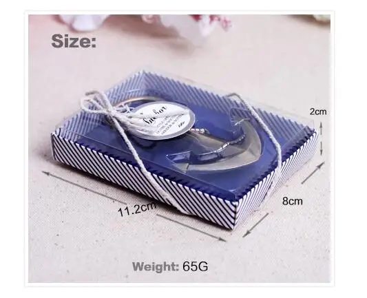 Якорь открывалка для бутылок вина в подарочной коробке Свадебная вечеринка