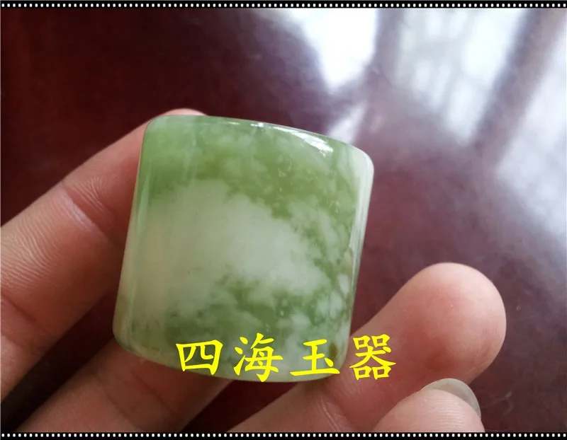 Подлинное натуральное Нефритовое Xiuyan jade BanZhi Jade кольцо мужское Northeast