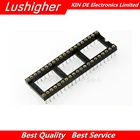 5 шт. DIP-40 круглое отверстие 40 контактов 2,54 мм DIP DIP40 IC розетки адаптер для пайки IC коннектор DIP40