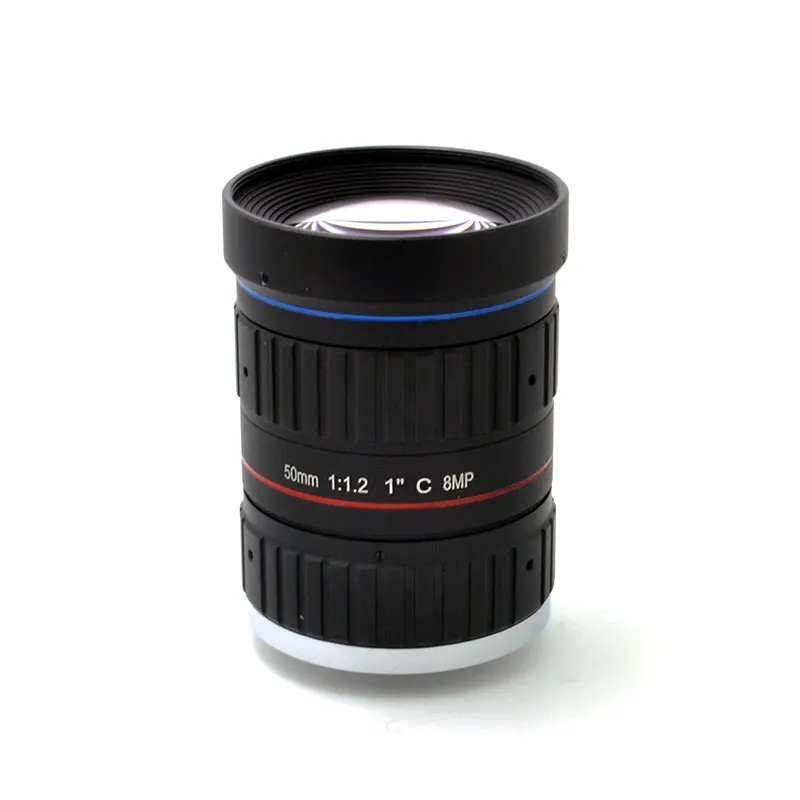 SMTSEC 50mm C Mount Lens 4K 8MP F1.2 Professional 1&quot CCTV Industrial Machine Vision for UHD Camera SL-C5012M | Безопасность и