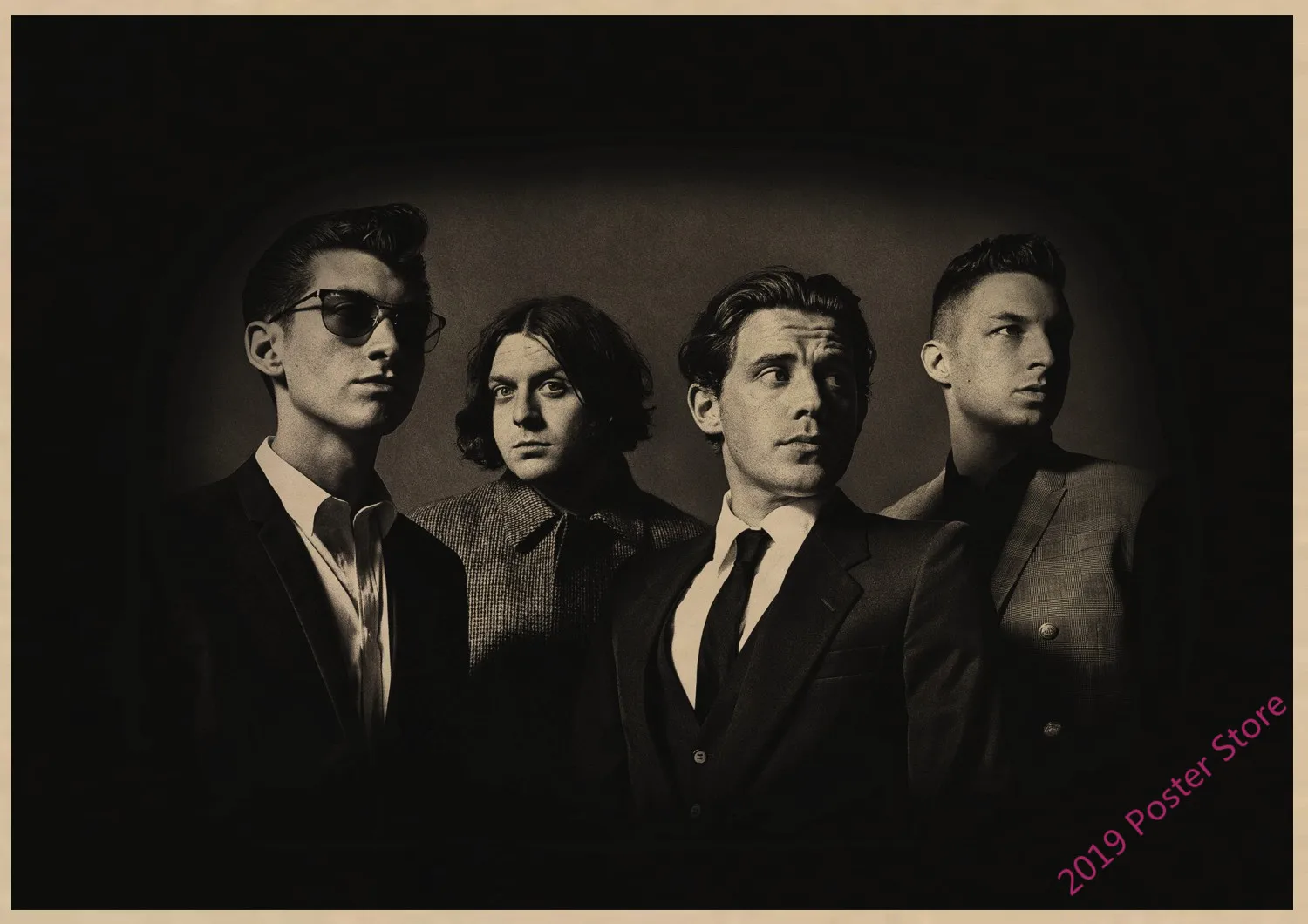 Rock band Arctic Monkeys Kraft Paper Posters Wall Home Bar Posters Home Decor Gift 03