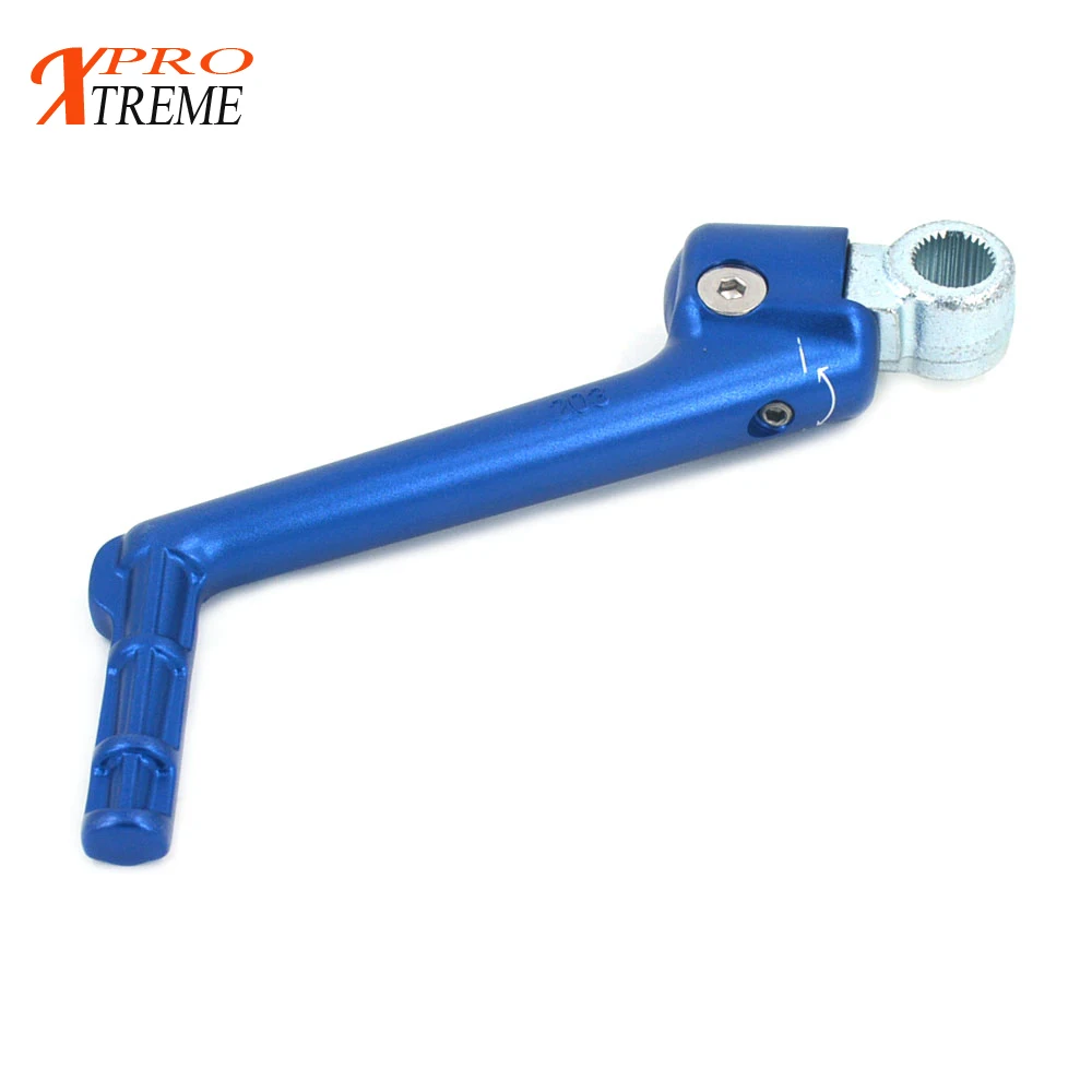Синяя кованая педаль стартера для YAMAHA YZ125 YZ 125 1986 1987 2006 2007 2008 2010 2011 2012 2013 2014 2015