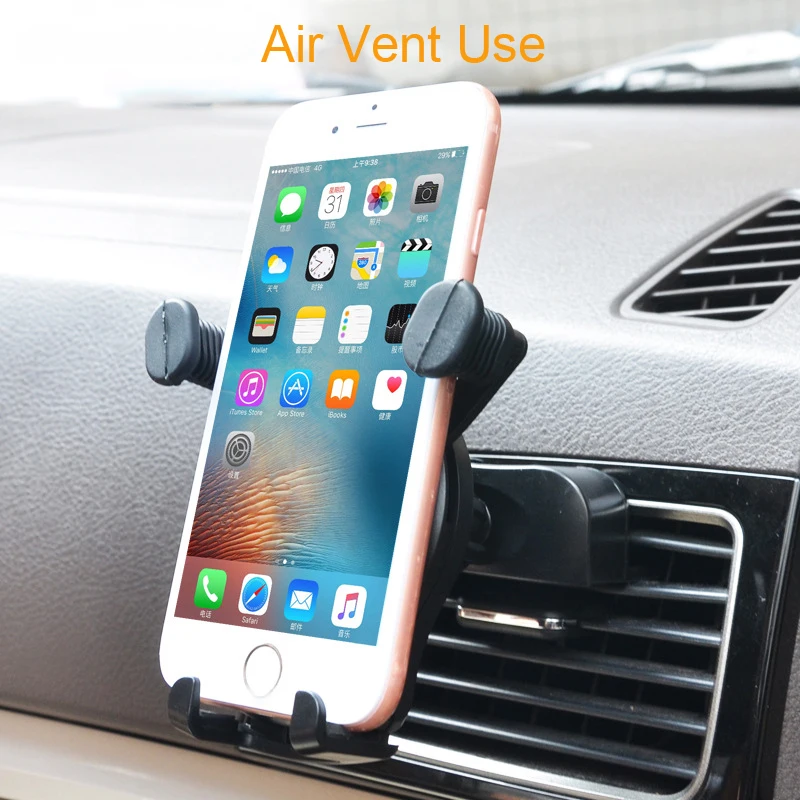 ESVNE Универсальный Air Vent или cd slot holder Регулируемый мобильный автомобильный