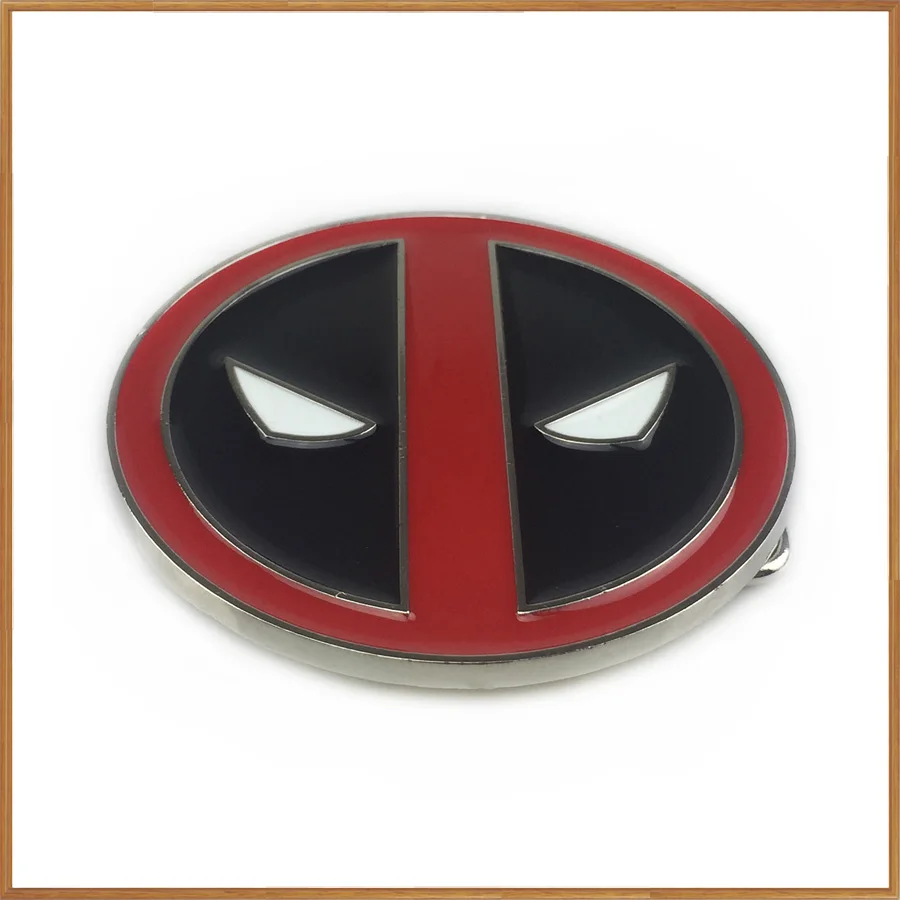BuckleClub zinc alloy deadpool film cowboy jeans gift belt buckle FP-03304-1 silver finish 4cm width loop drop shipping | Дом и сад