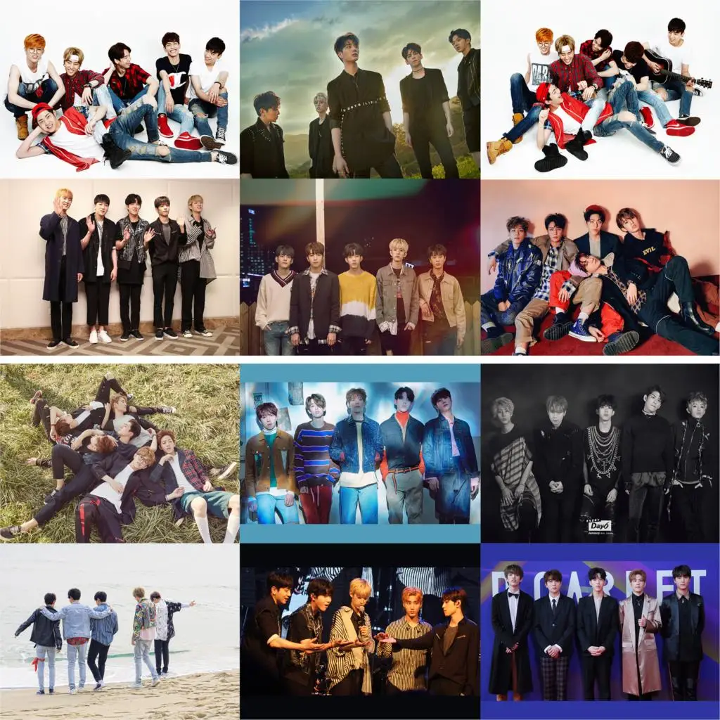 Плакаты DAY6 K pop яркий цвет бумага с белым покрытием печать четкое изображение