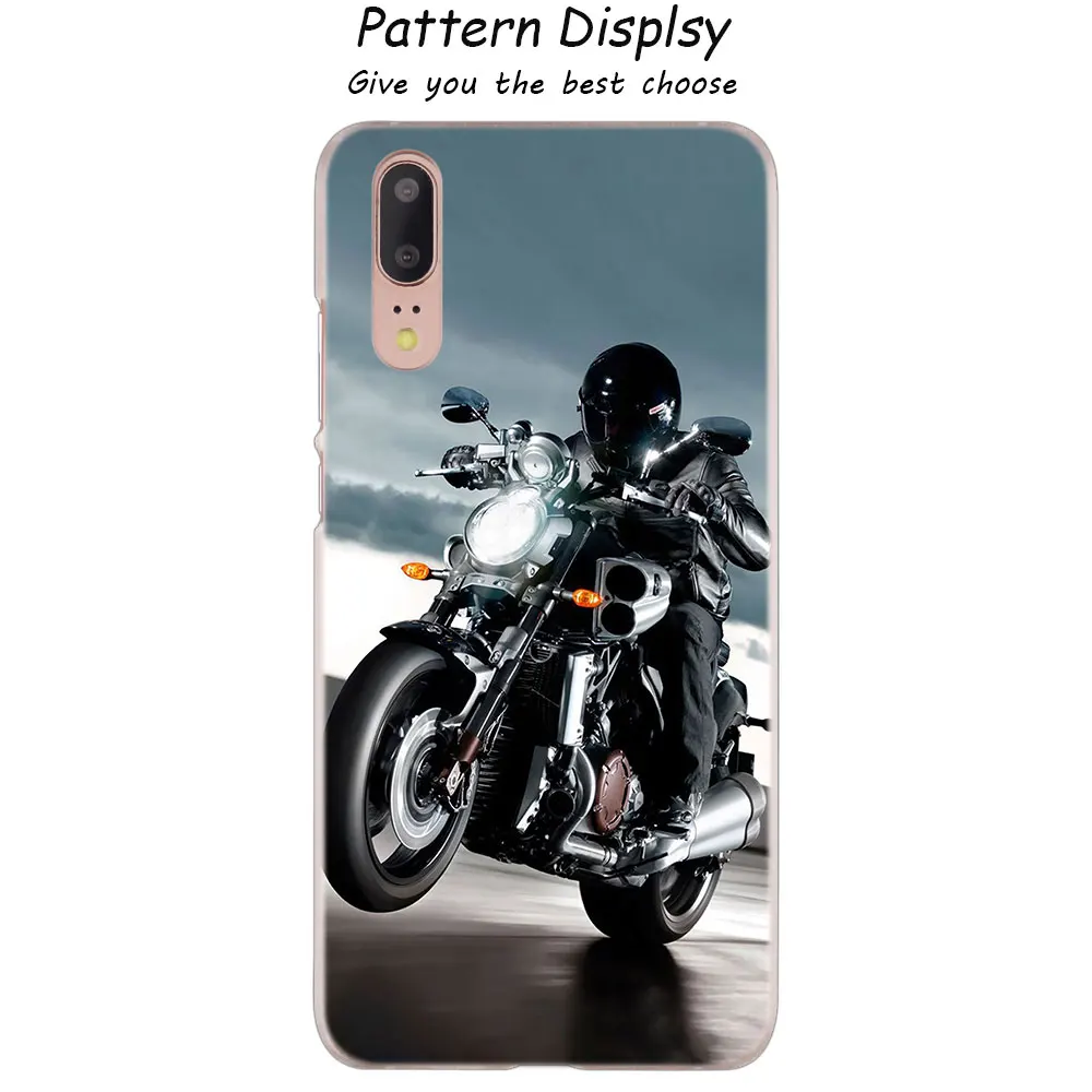 09 MLLSE классический мотоцикл модный прозрачный чехол для huawei P30 P20 P10 P9 P8 Lite P30 P20 мини-видеокамера-регистратор с креплением к P Smart плюс крышка Лидер продаж - Цвет: 09
