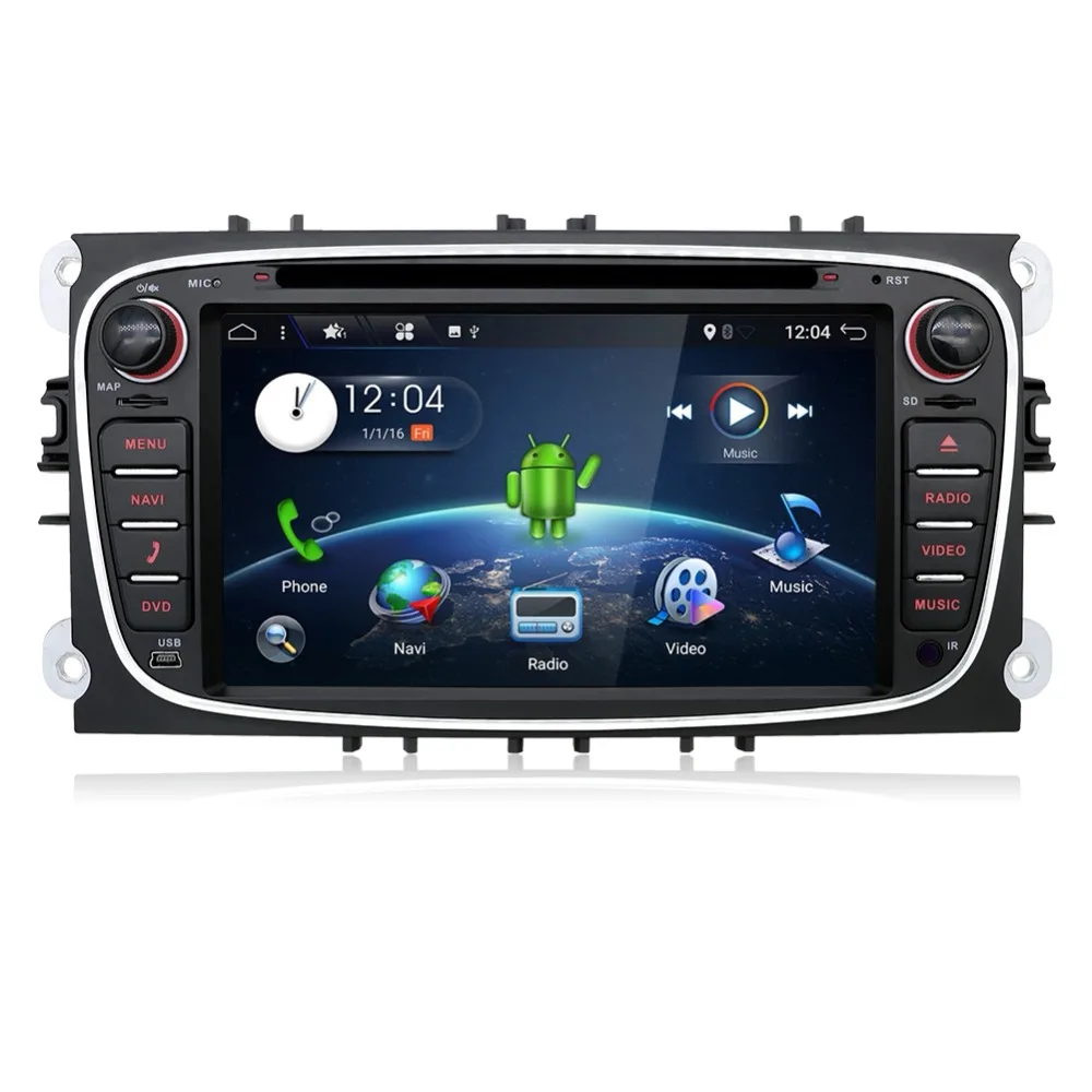 Восьмиядерный Android 8 1 автомобиль DVD gps 2 Din для FORD/Focus/S MAX/Mondeo/C MAX/ galaxy/Kuga