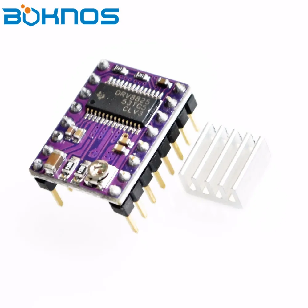 DRV8825 Stepper Motor Driver With Heat sink For 3D Printer Stepstick Reprap 4 PCB Board Replace A4988 Parts Ramps 1.4 | Обустройство