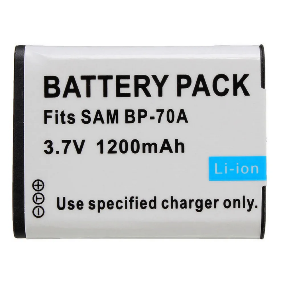 Аккумуляторная литий ионная батарея BP70A 70A 1200 мАч для SAMSUNG ES65 ES70 TL105 TL110 PL100
