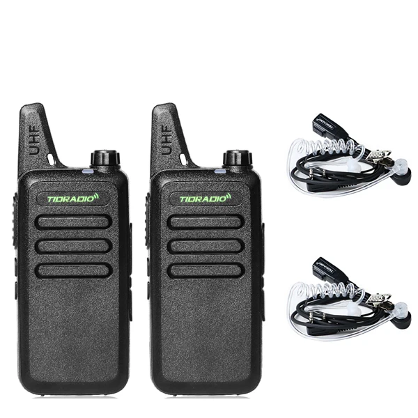 TD-M8-2PCS-B EP TID Mini Walkie Talkie UHF 400-470 MHz портативный CB радио трансивер двухсторонний радио коммуникатор - Цвет: TD-M8-2PCS-B EP