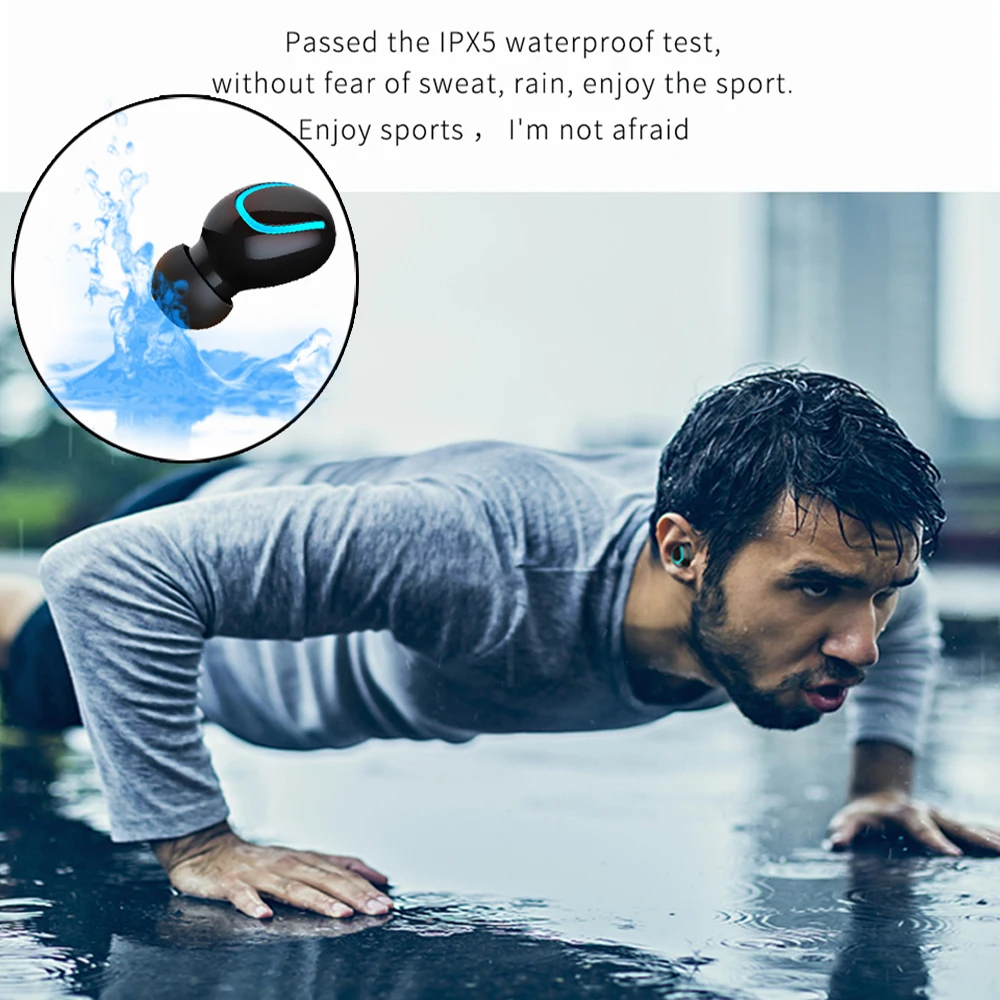 Беспроводные наушники Bluetooth 5 0 мини свободные руки спортивные гарнитура с