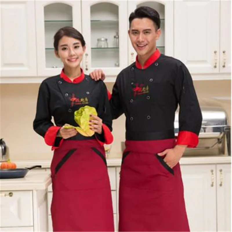 

New Autumn Winter Long Sleeve Shirt Hotel Restaurant Kitchen Chef Uniform Working Uniform Chef Jacket Cook Uniform Clothes CP06