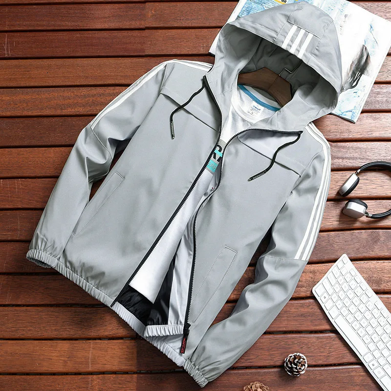 

2019 Spring/autumn jacket casual hip hop harajuku streetwear Hand Flowers Men windbreaker night shiny hooded coat dropshipping