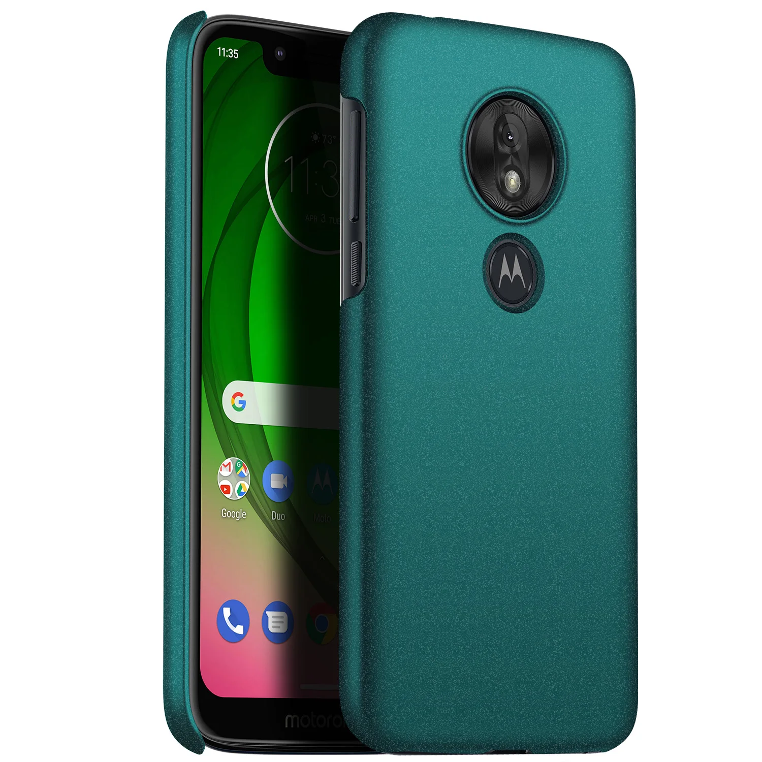 Для moto rola moto G7 Play чехол роскошный высококачественный Жесткий ПК Тонкий матовый защитный чехол на заднюю панель для moto g7 play phone shell - Цвет: green
