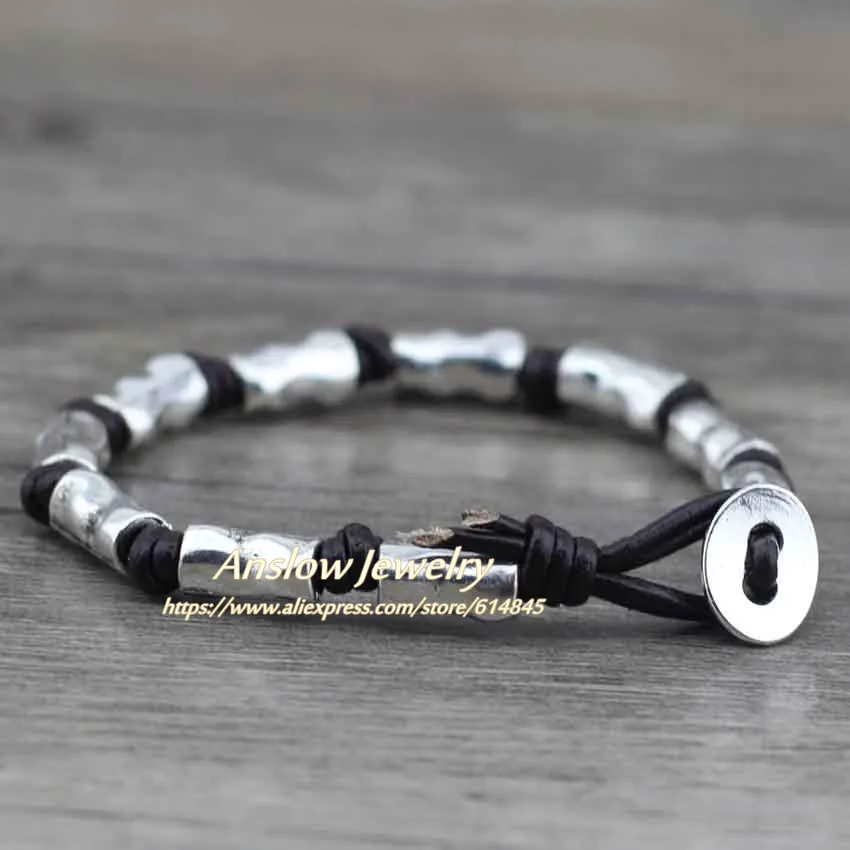 Женский/мужской/детский браслет из цинкового сплава Anslow бижутерия с бисером