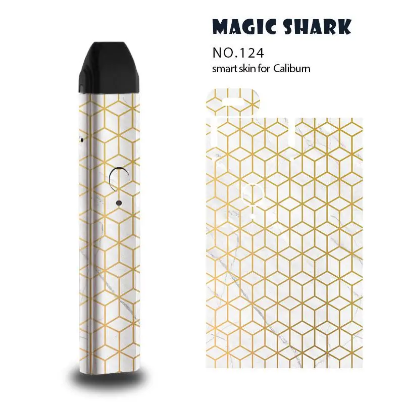 Magic Shark Военная, Армейская, камуфляжная, Money Dollar, не выцветает, чехол, наклейка, пленка, пленка для кожи Uwell caliborn 116-125 - Цвет: 124