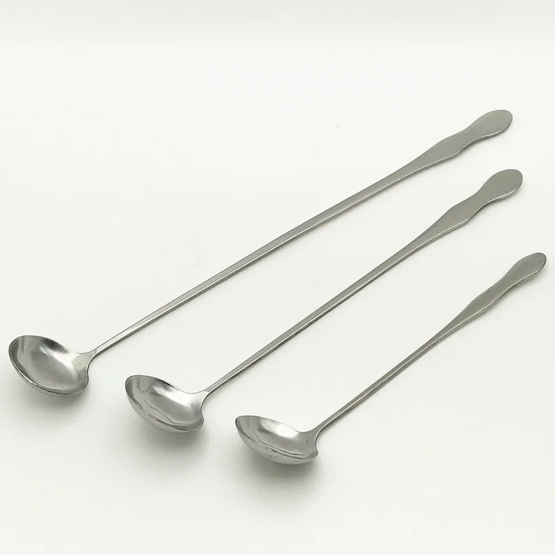 Микшерные ложки из нержавеющей стали с длинной ручкой столовая барная винтажная