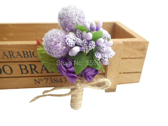 Свадебная бутоньерка с цветами 4 шт./лот брошь цвета слоновой кости для жениха