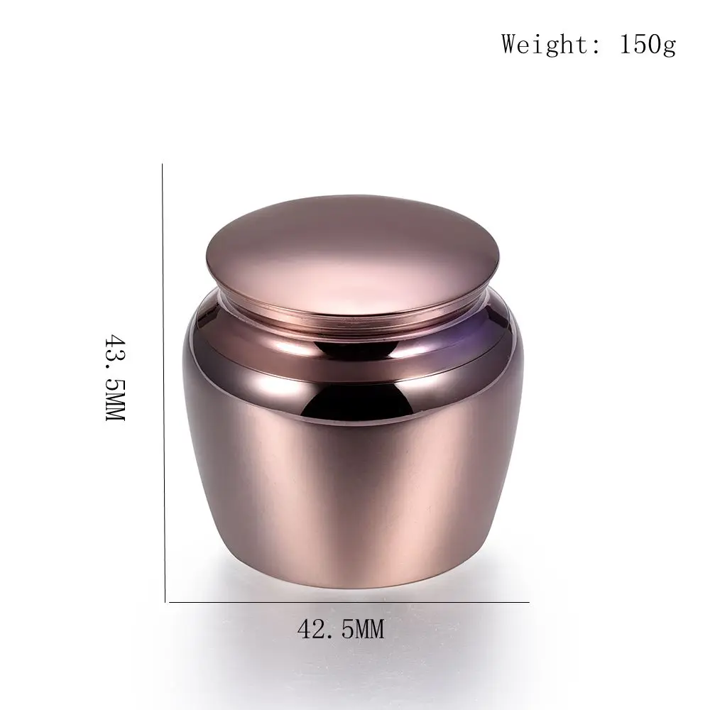 

KSJ034 Hot Selling Ash Urn Jewelry 43.5MM * 42.5MM Cremation Mini Urns Funeral Casket for Pet/ Human 316L Stainless Steel