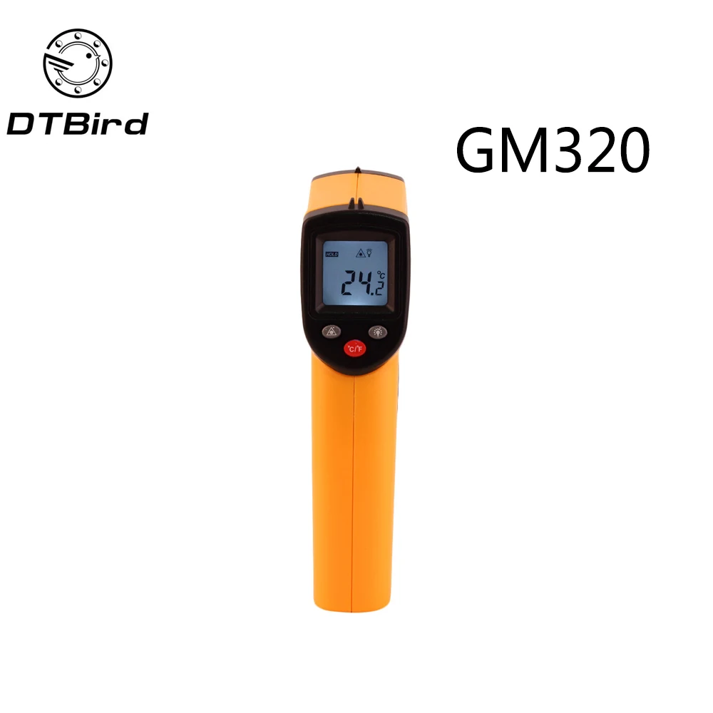 

GM550 -50~550 C GM320 -50-300 Digital infrared Thermometer laser Temperature Gun Pyrometer Aquarium Emissivity Adjustable