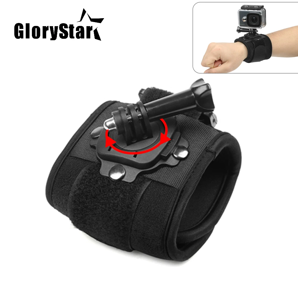 GloryStar для Gopro аксессуары 90 градусов штатив крепление для Gopro Hero 4 3 Xiaomi Yi Sjcam Sj4000 Sj5000 Sj7000 Экшн-камера