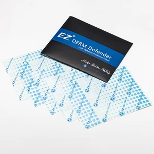 Прозрачная Клейкая защитная плёнка для татуировок EZ Premium Derm, 5 листов