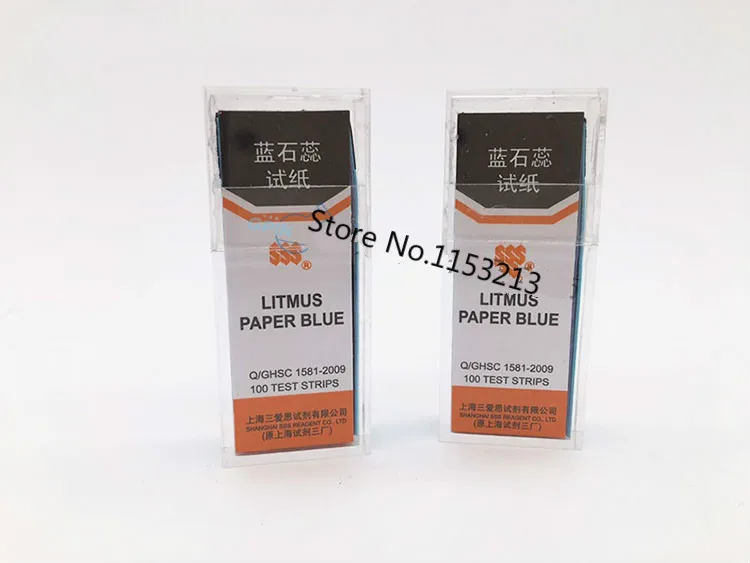 Голубая лакмусовая бумага тестовая на кислотной основе для химических