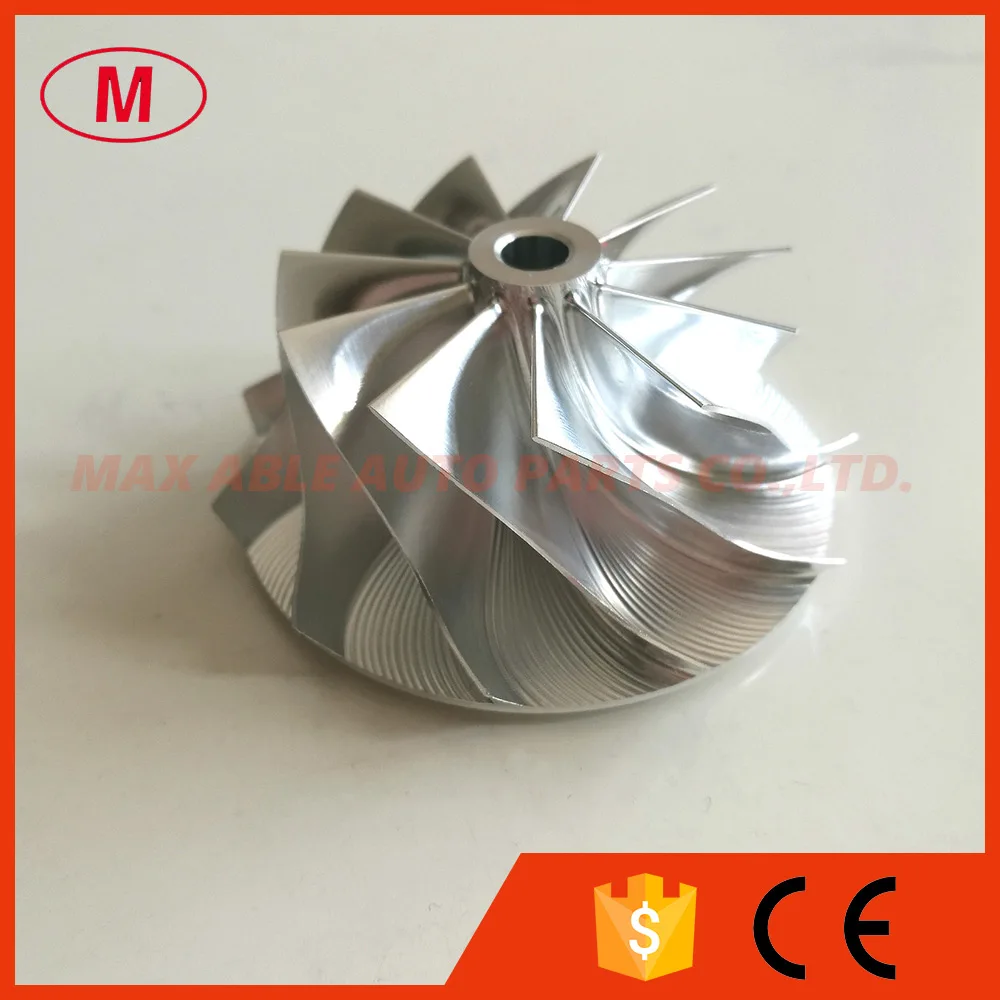 RHF5HB 93844S High Performance Turbo Aluminum 2024/Milling/Billet compressor wheel 47.20/60.0mm 11+0 blades FOR Subaru EJ20 VF22 |
