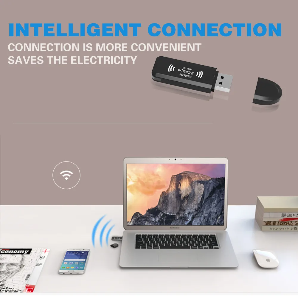 Мини 150 м USB 2,0 WiFi беспроводная сетевая карта Ralink RT3070 150 Мбит/с wi-fi Wlan 802,11 n/g/b адаптер со светодиодный индикатор светильник