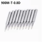 Бессвинцовые наконечники для паяльника SZBFT, сварочные наконечники 900M-T-0.8D для Hakko 936, бесплатная доставка