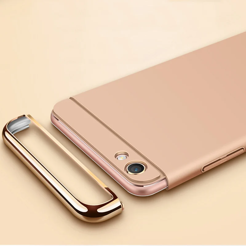Роскошный чехол с золотым покрытием для BBK Vivo Y51 Y53 Y55 Y66 Y67 Y69 Y71 Y75 Y79 Y83 Y85