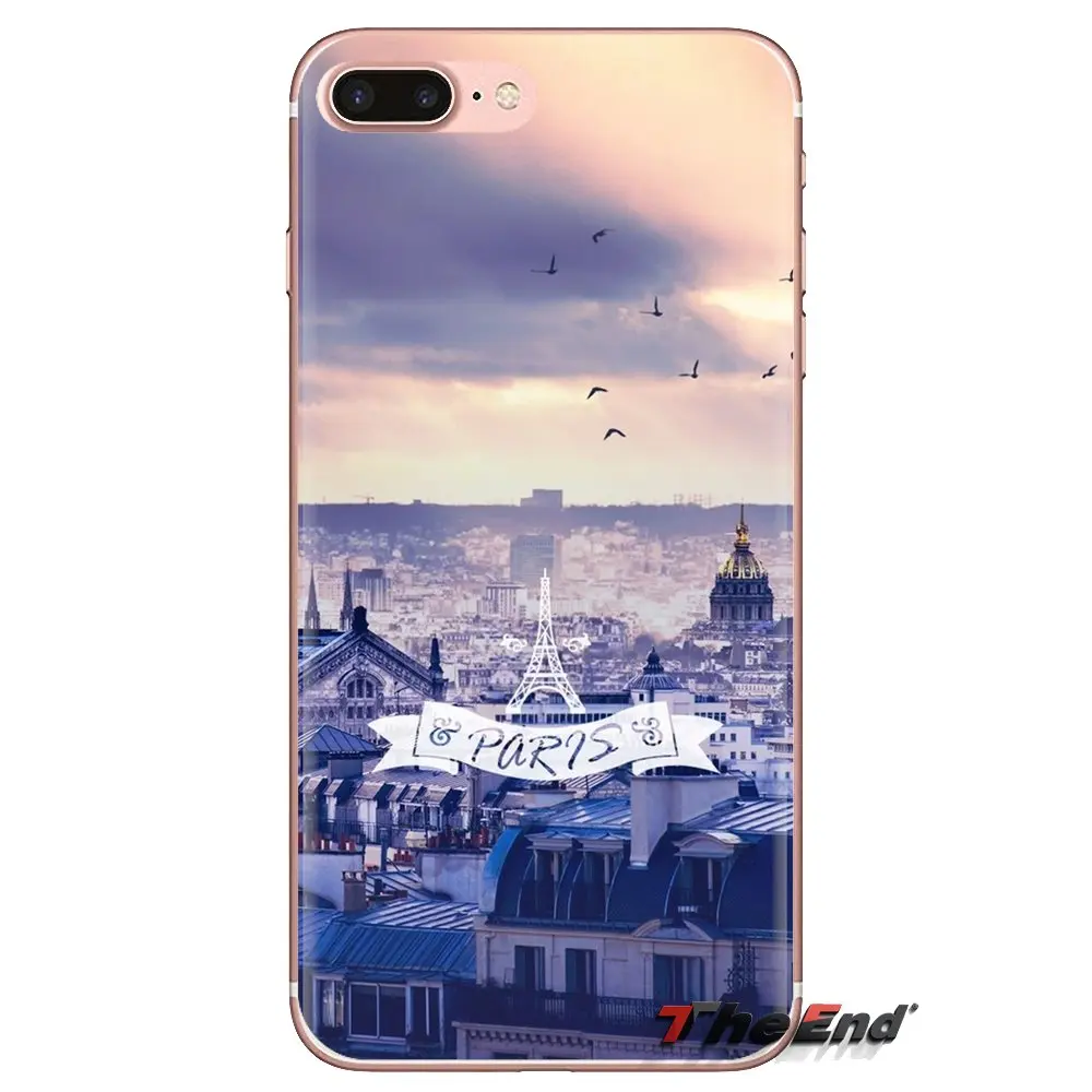 France Paris Soft Transparent Shell Covers For Xiaomi Mi4 Mi5 Mi5S Mi6 Mi A1 A2 5X 6X 8 9 Lite SE Pro Max Mix 2 3 2S |