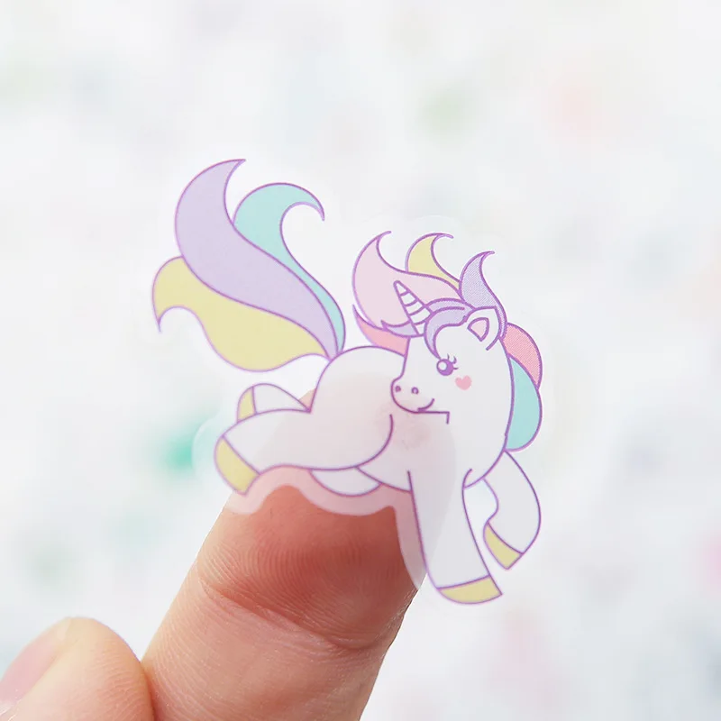

6 pcs/lot Unicorn Sticker Cartoon Flamingo Decoration DIY Diary Scrapbooking Label Stickers Stationery gift school supplies