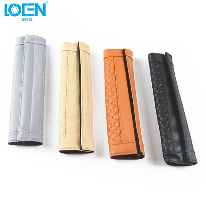 LOEN 2 шт./лот кожа автомобильный ремень Крышка для toyota mercedes benz audi bmw honda chevrolet ford Jeep