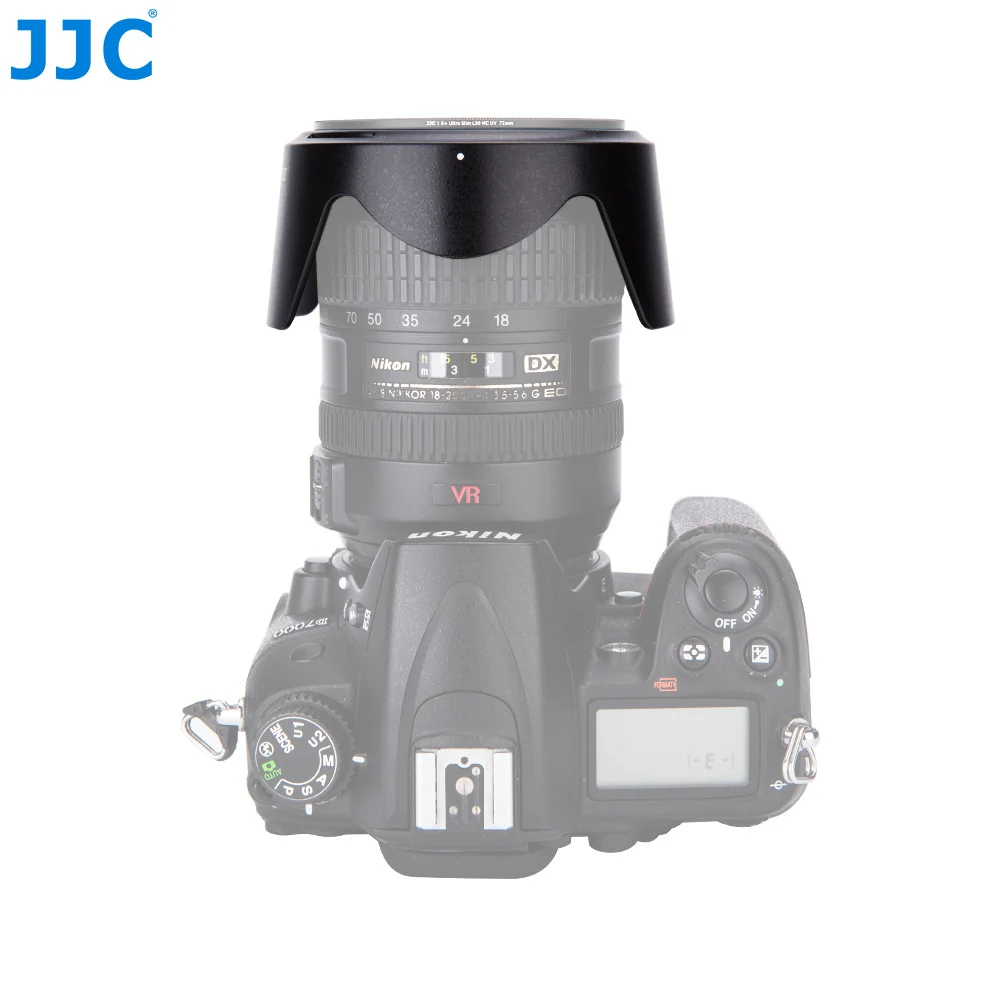 Байонетная бленда JJC для объектива камеры Nikon Nikkor 18 200 мм f/3 5 6G AF S DX ED VR II замена IF|lens