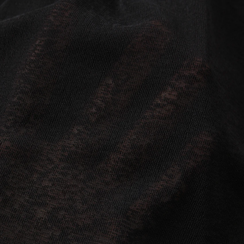 Футболка мужская облегающая с длинным рукавом и V-образным вырезом | Мужская