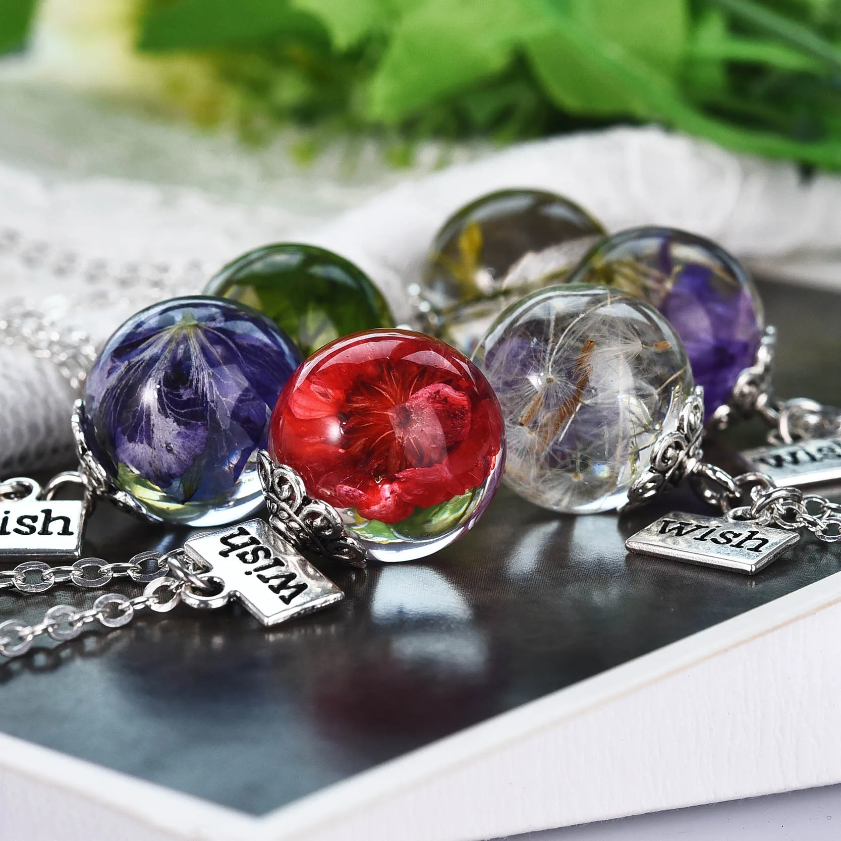 1 шт. подвеска в виде сушеных цветов|fashion jewelry|jewelry fashionfashion necklace |