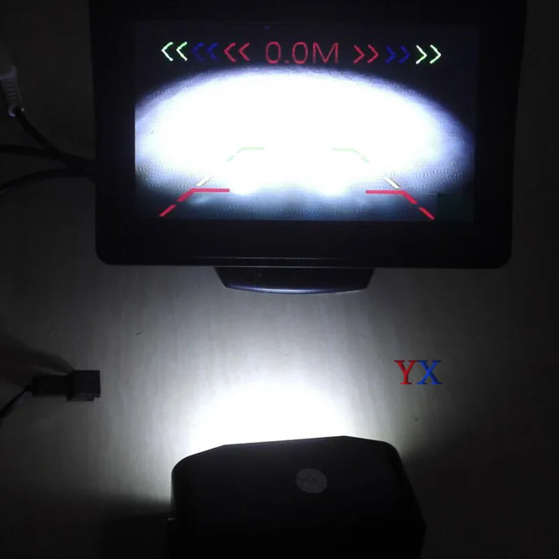 Автомобильная видеокамера парковочные датчики CCD камера заднего вида с 2