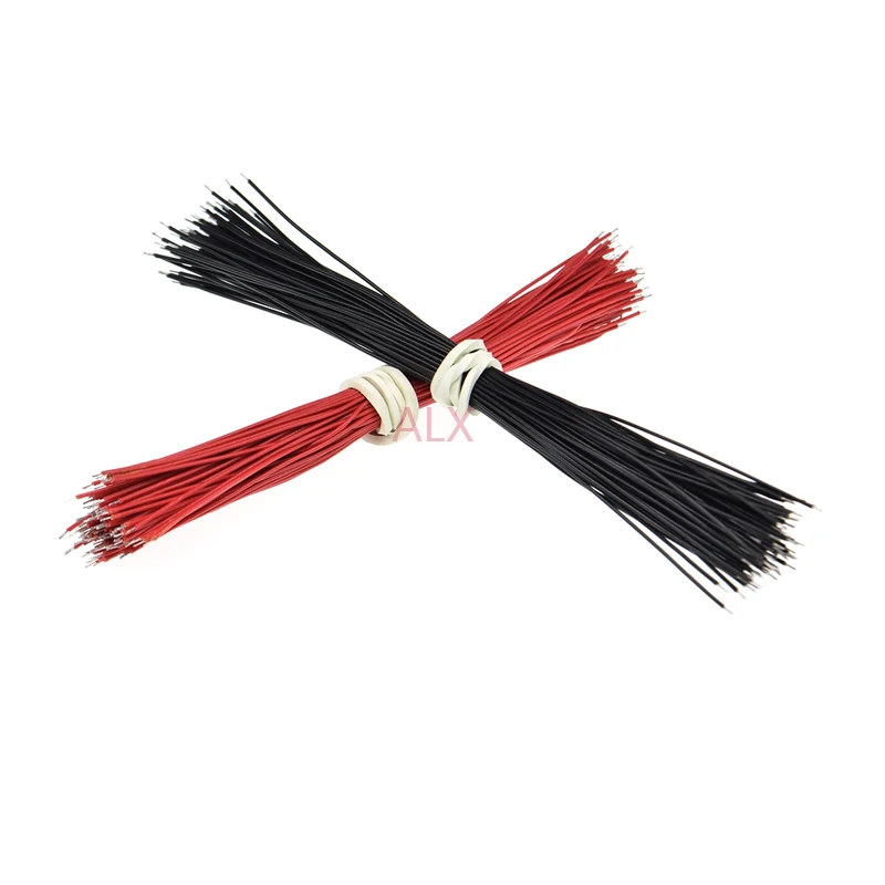 100 шт 32AWG мм Длинный оловянный макетный соединительный кабель гибкий два конца