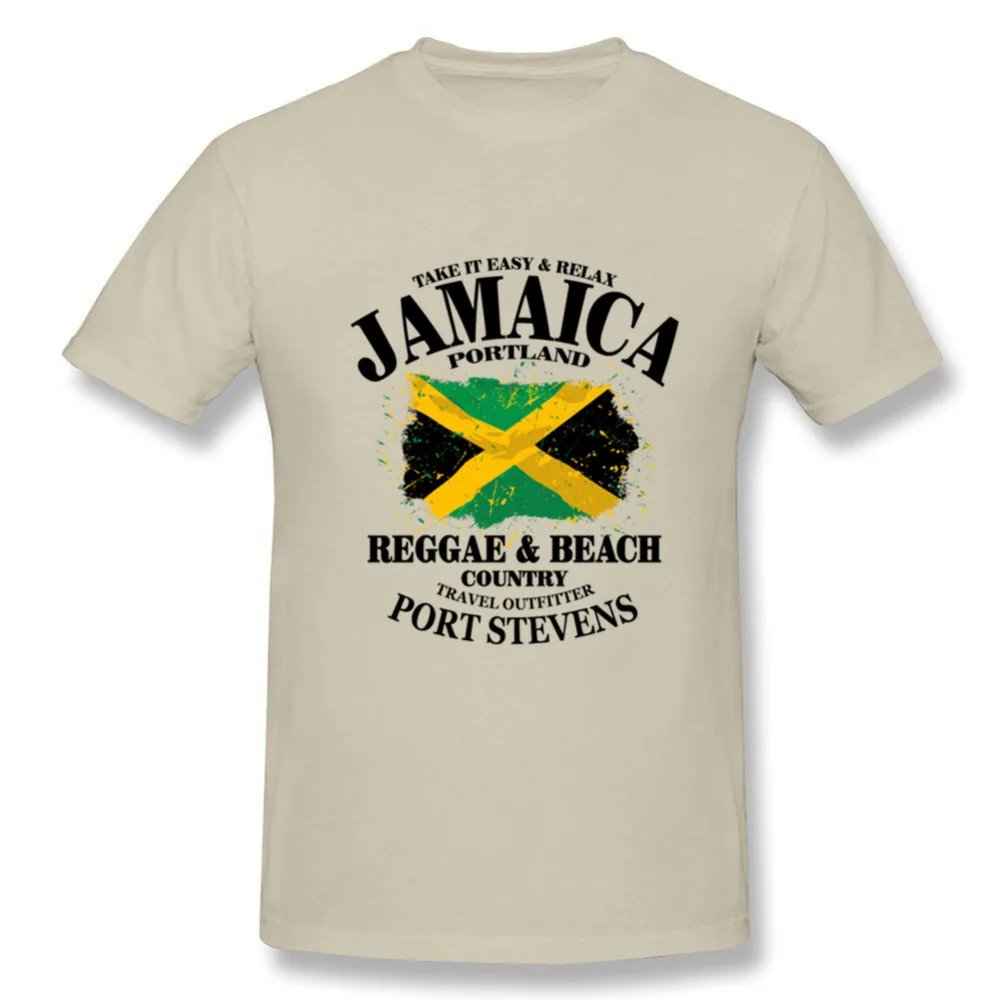 Рекламные футболки регги и пляж кантри-Jamaica портландский флаг забавные рубашки