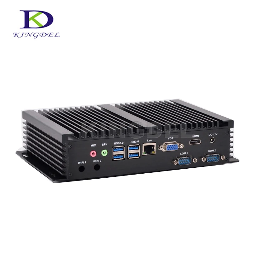 Preise Industrielle Mini PC Core I5 4200U Lüfterlose Industrie-pc Mit HDMI 2 COM 3.0 VGA WIFI, Windows7/8/10 Linux PC NC320