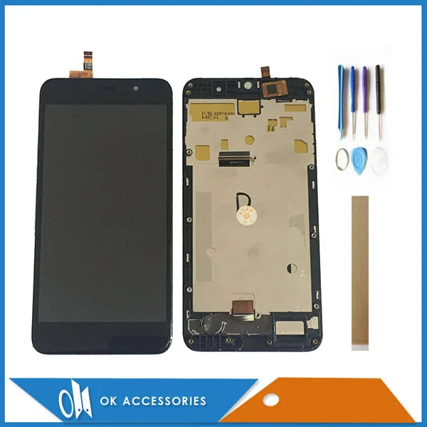 ЖК-дисплей с рамкой 5 0 дюйма для Archos Core 50 P дигитайзером сенсорного экрана в сборе