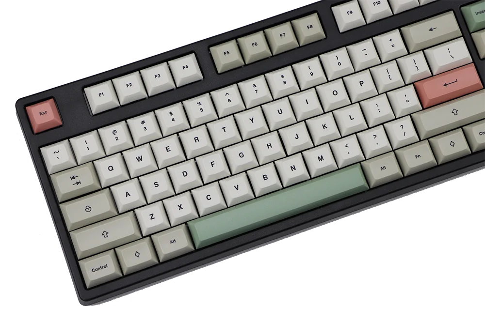 PBT DSA 9009 Keycap набор окрашенных ключей