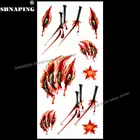 SHNAPIGN наклейка-солдат, 3d временная татуировка, боди-арт, татуировка-наклейка, 19*9 см, водонепроницаемая татуировка, домашний декор, наклейка