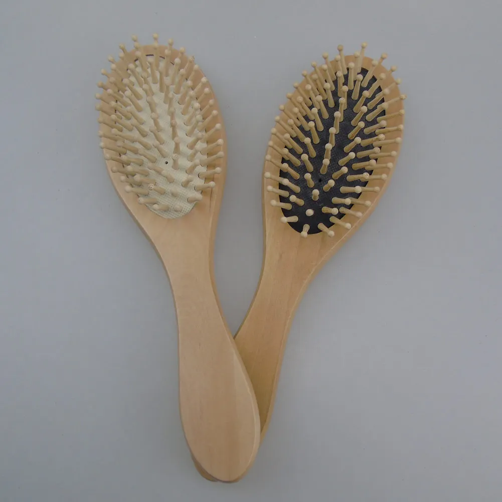 Hair Care Brush Massage Wooden Spa Comb Antistatic Head Promote Blood Circulation | Красота и здоровье