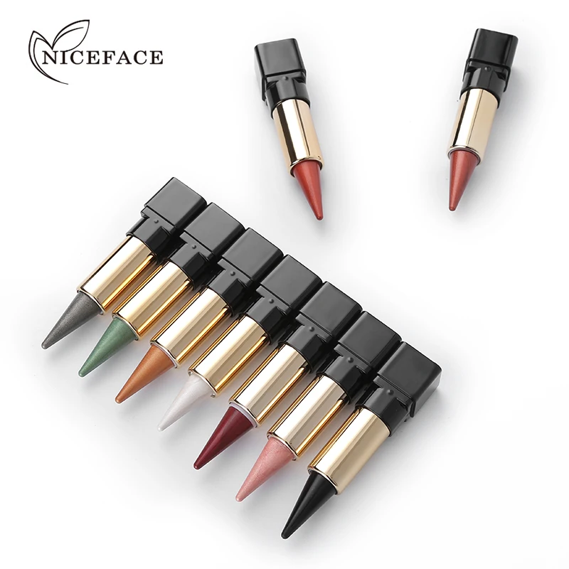Матовый карандаш для век NICEFACE водостойкий Блестящий пигмент макияжа тени с