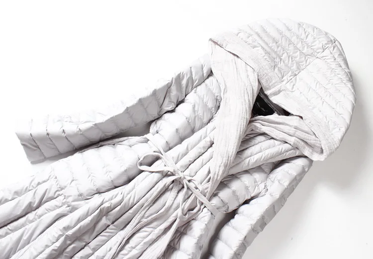 Для женщин вниз пальто новый 2018 Зимние черные сапоги Длинная Верхняя одежда